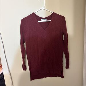 Old-navy Women's Burgundy and Red Jumper